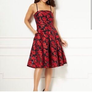 Eva Mendes x New York Co Collab Rosabella Strapless Dress Women’s Sz. Medium